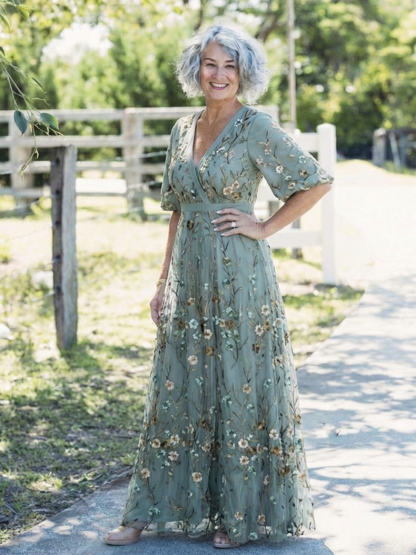 Clara | Vestido Maxi Floral Elegante
