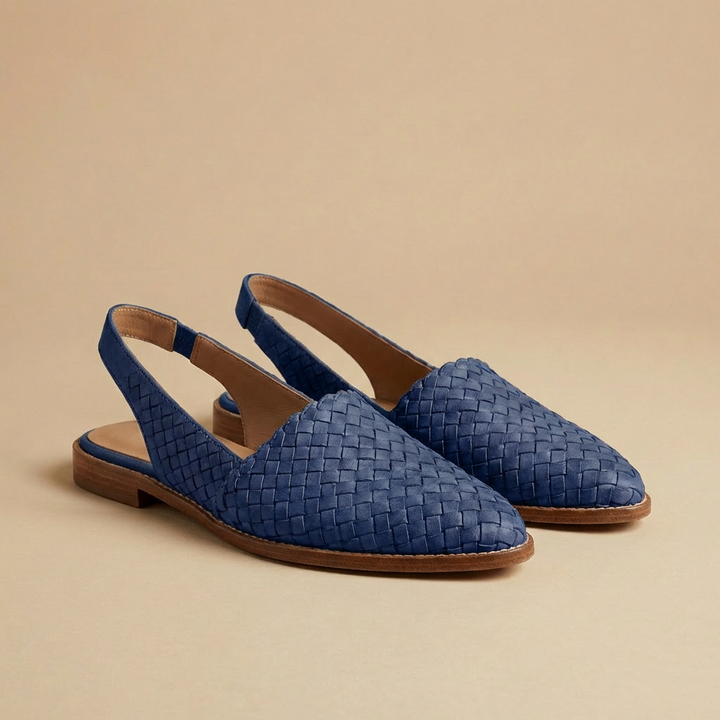 Capri | Ballerine Intrecciate Slingback con Suola Imbottita