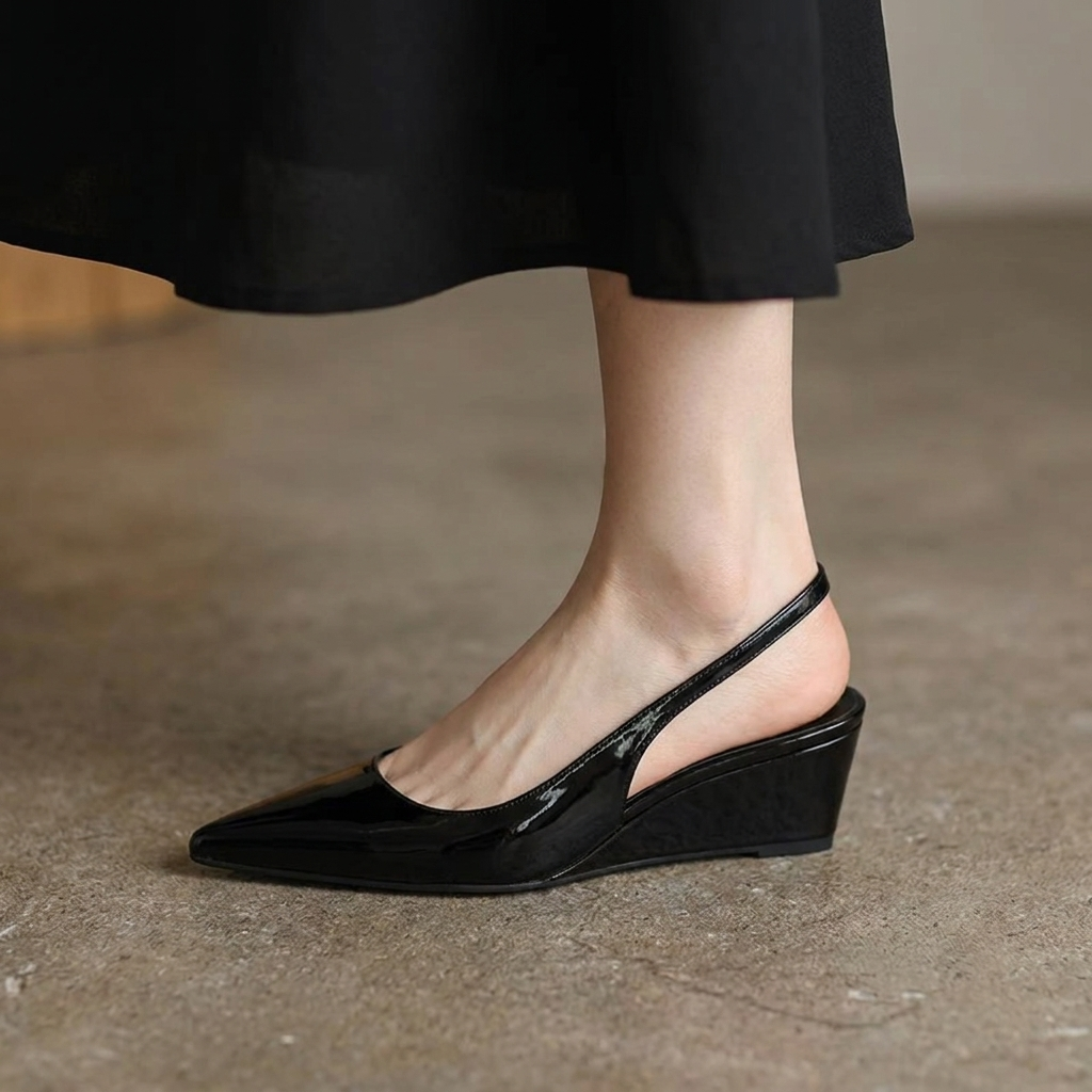 Elena | Slingback con Zeppa Elegante