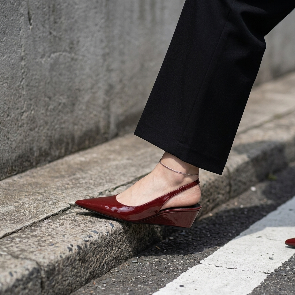 Elena | Slingback con Zeppa Elegante