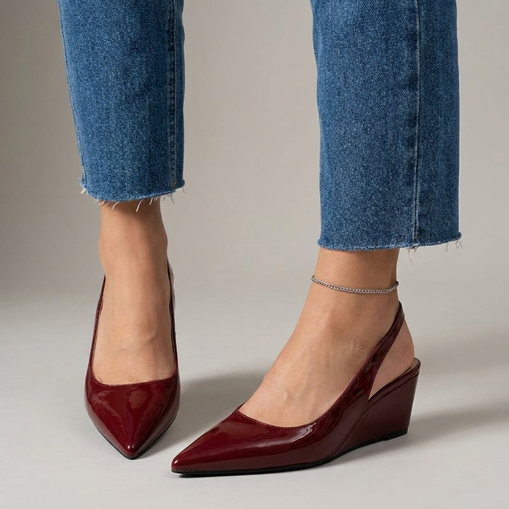Elena | Slingback con Zeppa Elegante