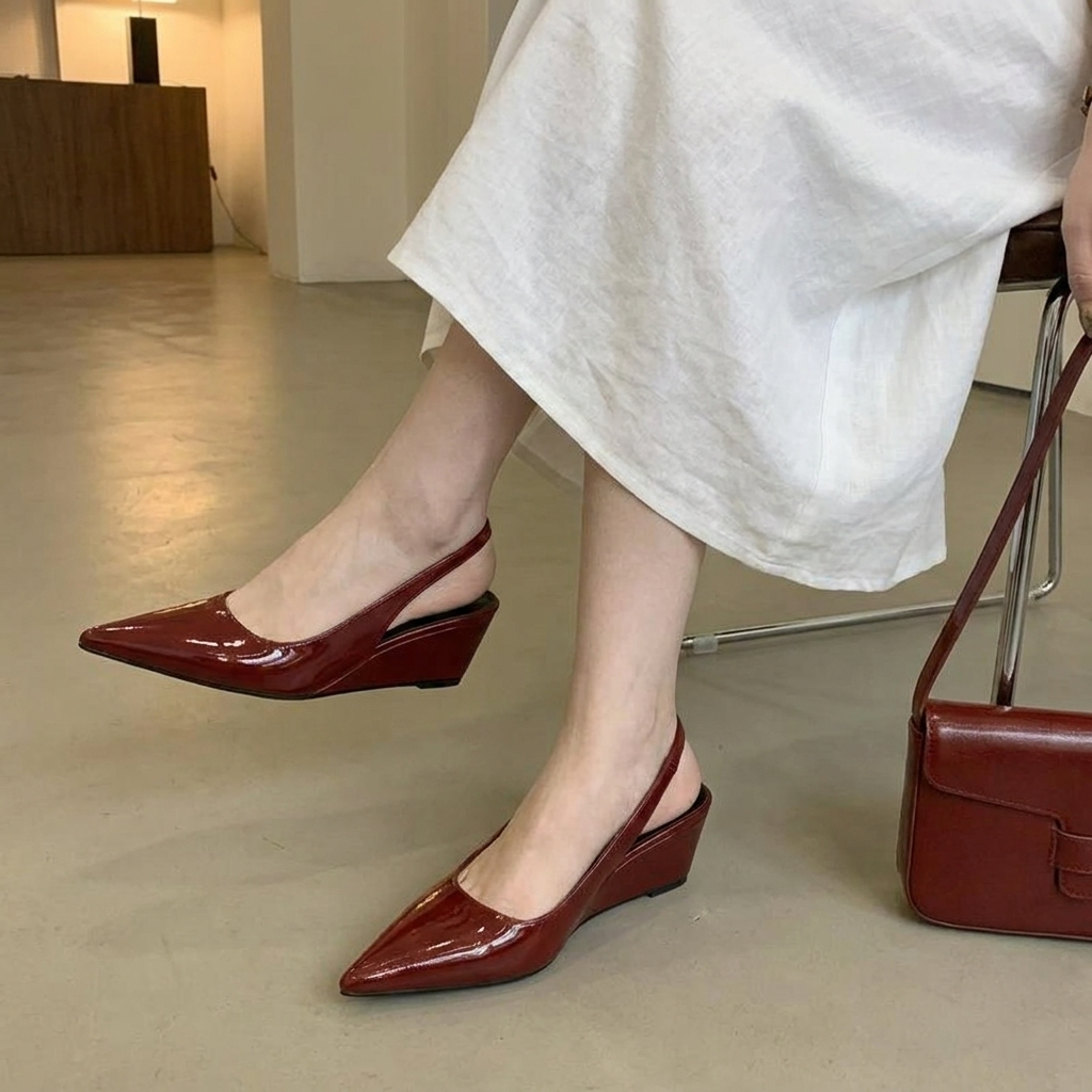 Elena | Slingback con Zeppa Elegante