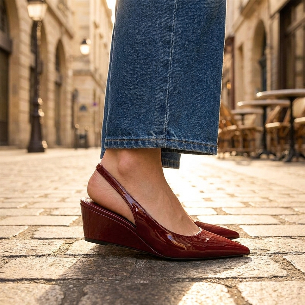 Elena | Slingback con Zeppa Elegante
