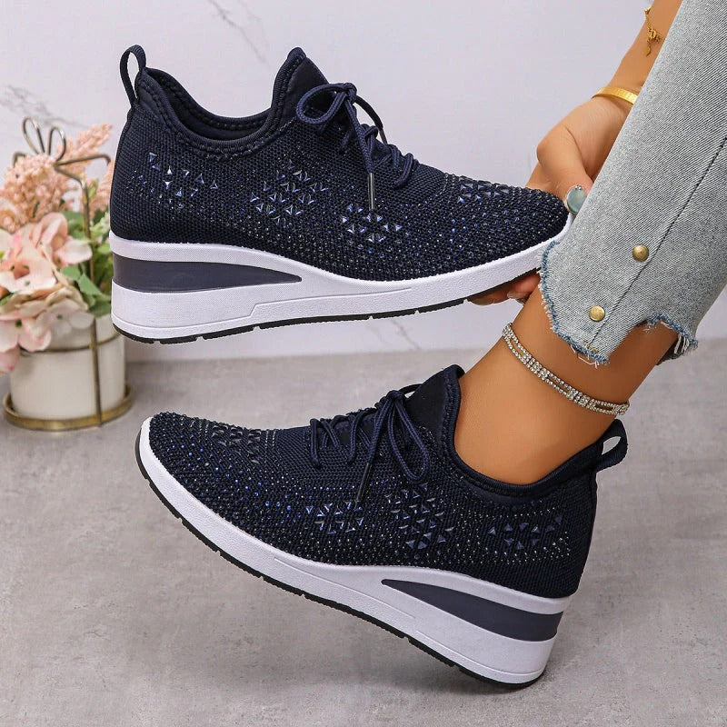 Zapatillas cómodas de malla transpirable