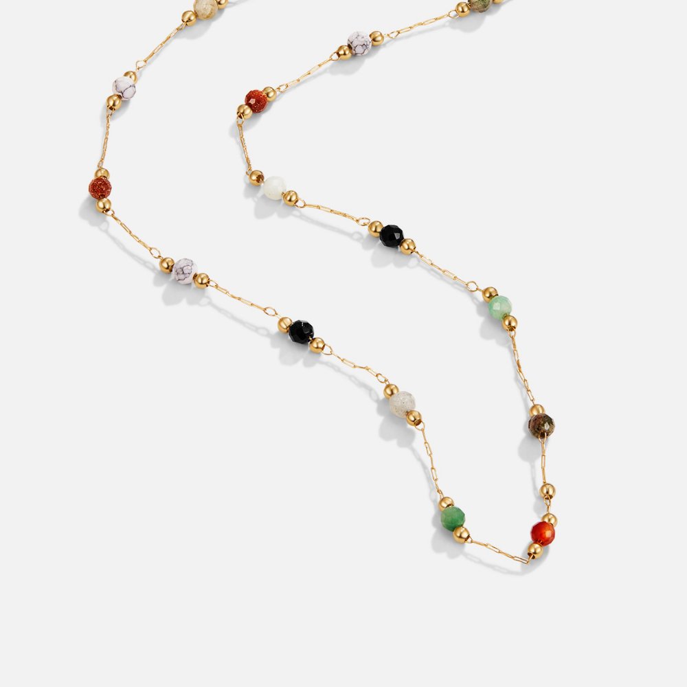 Collana Minimalista con Gemma