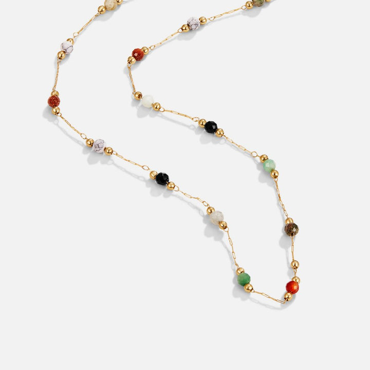 Collana Minimalista con Gemma