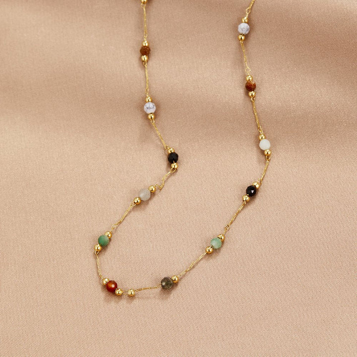 Collana Minimalista con Gemma